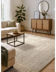 Bézs kézi szövésű gyapjúkeverék szőnyeg 120x180 cm Peas – Villeroy&amp;Boch