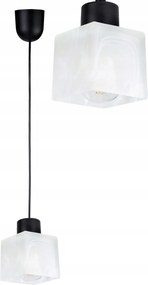 Függő mennyezeti lámpa Túlnyúlás Csillár üveg lámpabúra