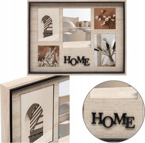 Fali Képkeret 5 Képhez Dekoratív Multikeret 41,5X31,8 CM Nappaliba