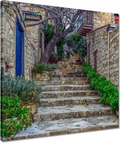 Vászonkép 50x50 Provence Lépcsők Kő