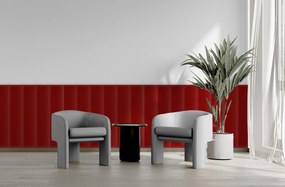 Bársony kárpitozott panel - Téglalap - 70x15cm Szín: Púderrózsaszín