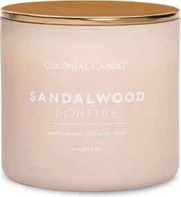 Pop Of Color illatgyertya Sandalwood Bonfire