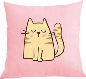 Párna párnahuzat Színes nyomtatás Cica