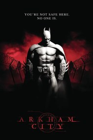 Művészi plakát Batman Arkham City, (26.7 x 40 cm)