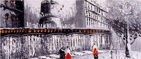 Kép - Olajfestmény a városról II. (120x50 cm)