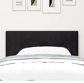 Fejtámla Gombos Mintás Fekete 90 cm Velúr
