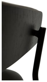 Matt fekete karfás étkezőfotel Crib – DAN-FORM Denmark