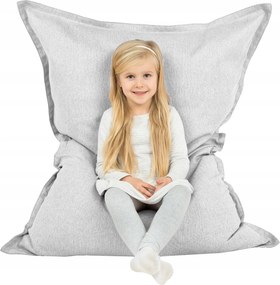 Fekvőpárna XL-es párna Szürke Újrahasznosított