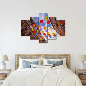 Színes esernyők képe (150x105 cm)
