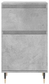 2 db betonszürke szerelt fa tálalószekrény 40 x 35 x 70 cm
