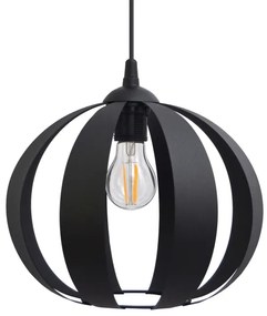 Csillár zsinóron NEWTON 1xE27/15W/230V fekete