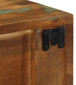 tömör újrahasznosított falra szerelhető TV-szekrény 60x30x19 cm