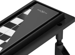 Mexen Flat ABS vonalmenti lefolyó 2 az 1-ben 70 cm, fekete - 1769070