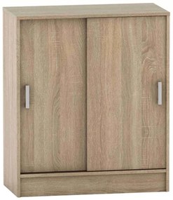 BETTY tolóajtós szekrény, sonoma tölgy