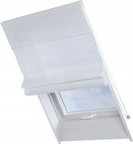 Kész redőny Rimini tetőtéri ablakra 50x60cm fehér