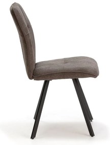 Sötétszürke étkezőszék szett 4 db-os Mery – Marckeric