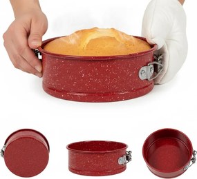 Tortaforma Kis Sütőlap Piros Kerek Ø 12 CM mini