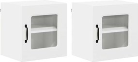 vidaXL Konyhaszekrény Kalmar 2 pcs Fehér 40 x 31 x 40 cm Faanyag