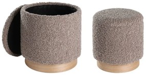 Eglo 424141 - KÉSZLET 2x Taburet MASHIKE átm. 31,5/38,5 cm barna