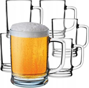 Söröskorsó 400ml 0,4L Üveg Söröskorsó Füllel Nagy Ajándék 6 db