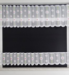 Mg Irigység jacquard 1543 Rózsaszín Virágok 170x50cm K