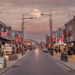 Poszter 30x30cm Camden főutca, Assaf Frank