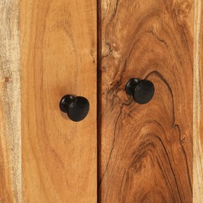 tömör akácfa tálalószekrény 2 ajtóval 60 x 33 x 75 cm