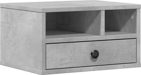vidaXL betonszürke szerelt fa nyomtatóállvány 40 x 32 x 22,5 cm