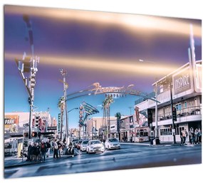 Kép egy utcáról Las Vegasban (70x50 cm)
