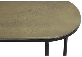 Fém tárolóasztal szett 2 db-os 26x53 cm Bocov – Light &amp; Living