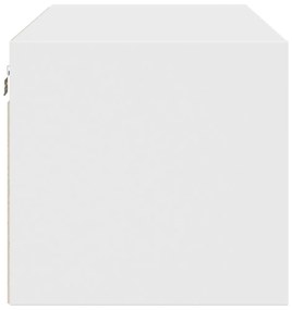 fehér faliszekrény üvegajtókkal 102 x 37 x 35 cm