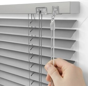 Alumínium redőny 25 mm Ezüst vízszintes 40x130 cm-es méretre kész