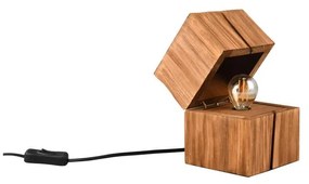 Barna asztali lámpa (magasság 16 cm) Treasure – Trio