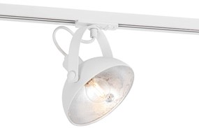 Ipari sínspotlampa fehér, ezüst belsővel - Iconic Magnax