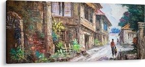 Fülöp-szigeteki falu képe, Ázsia (120x50 cm)