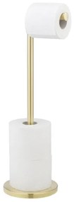 WENKO 25791100 - WC-papírtartó 21x55 cm arany/ezüst