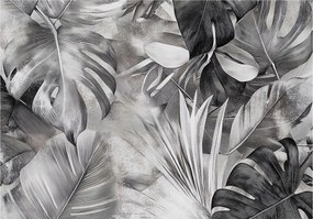 Fotótapéta leveles minta fekete fehér glamour stílus +ragasztó ingyen