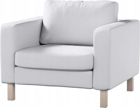 Karlstad Ikea fotelhuzat, fehér, bukla