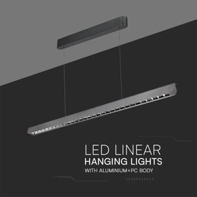 LED csillár kábelre 36W 230V 3000/4000/6400K antracit