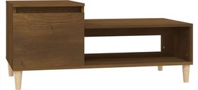 vidaXL barna tölgy fatermék dohányzóasztal 100 x 50 x 45 cm