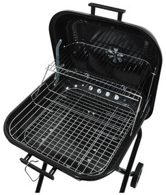 Trapani faszenes grillsütő, 43 x 40 cm - Cattara