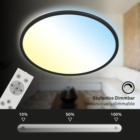 Brilo - LED Dimmelhető mennyezeti lámpa SLIM LED/31W/230V 2700-6500K + távirányító