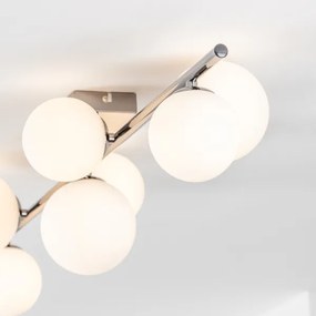 Brilagi - LED felületre szerelhető csillár MILLA 7xG9/3W/230V fekete króm/fehér