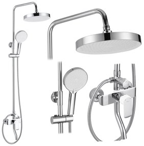 Zuhanyszett REA BLOOM WHITE CHROME