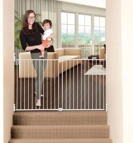 Dreambaby - Biztonsági korlát BROADWAY 76-134,5 cm fehér