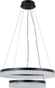 Italux glamour modern függeszték pantal matt fekete itxpnd-34533-2l-bk