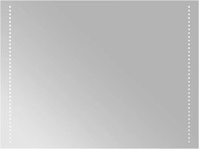vidaXL LED-es fürdőszobatükör 60x80 cm