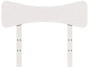 fehér tömör fenyőfa fejtámla 90 cm