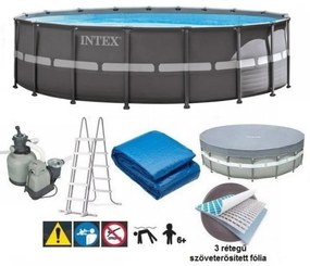 Intex ULTRA XTR fémvázas kör medence szett homokszűrővel, 610 x 122 cm