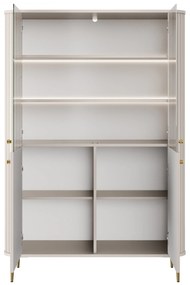 Vesper vitrin 103 cm - kasmír / arany lábak